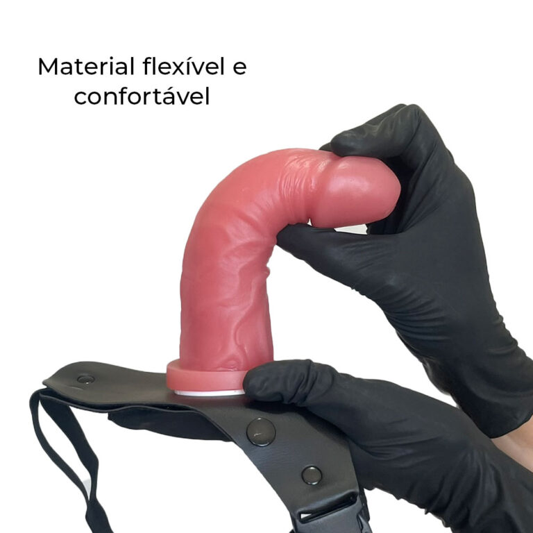 Cinta Peniana Cyberskin com Vértebra Interna 16cm x 3,6cm - Imagem 7