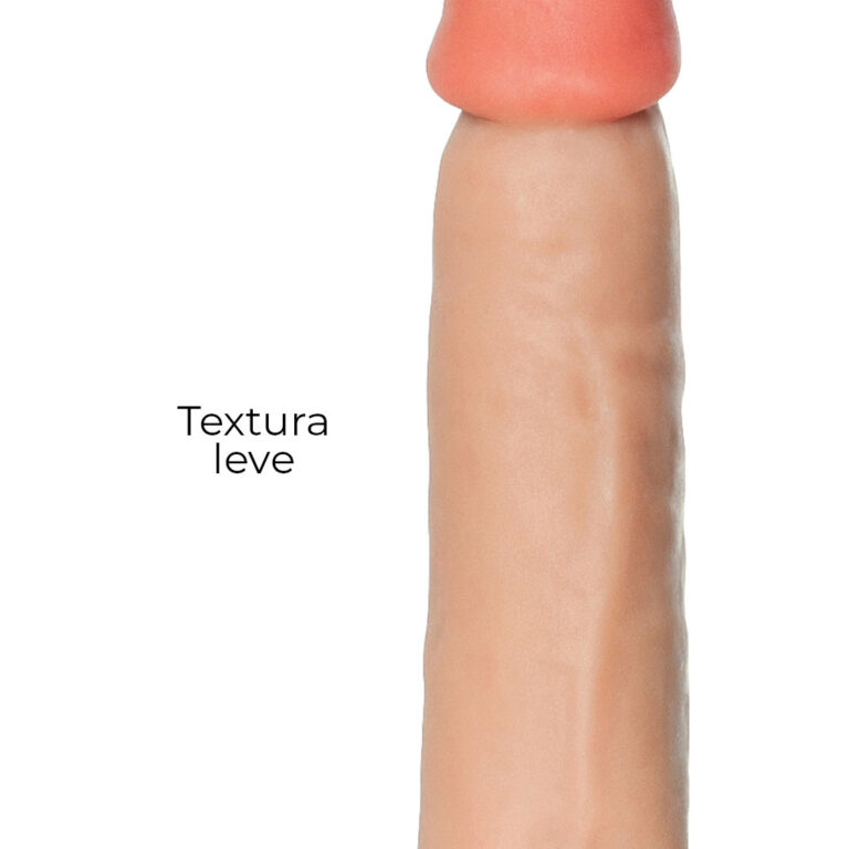 Cinta Peniana Realista Cyberskin 17,5cm x 3,5cm Bege - Imagem 16