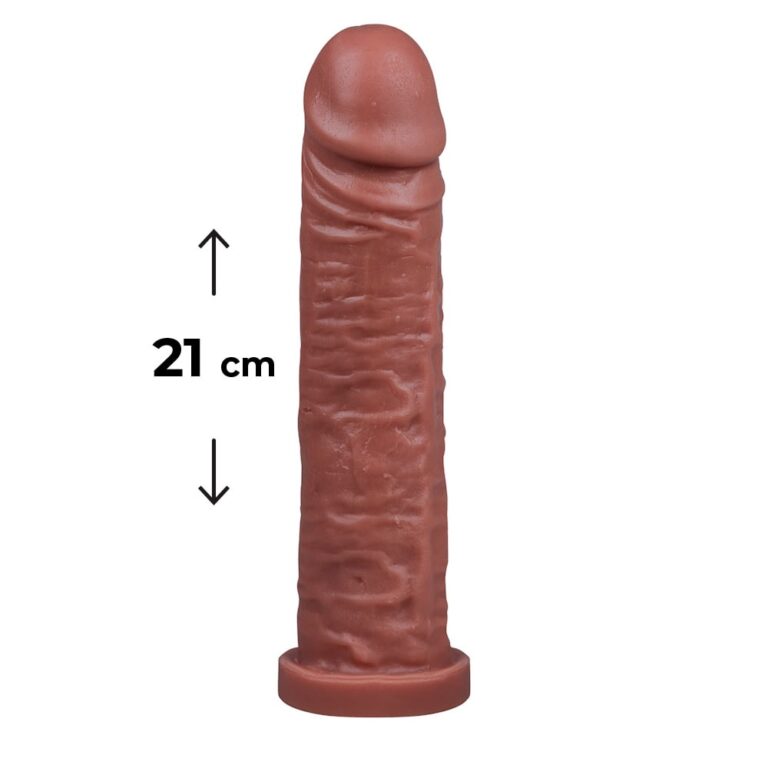 Pênis Grande 21cm x 4,5cm Marrom