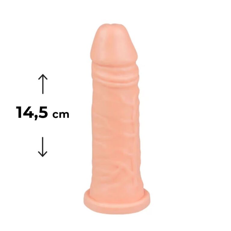 Pênis Médio 14,5cm x 3,7cm Bege