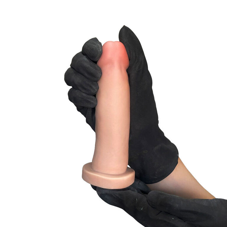 Pênis Médio 14,5cm x 3,5cm Realista Cyberskin Bege - Imagem 5