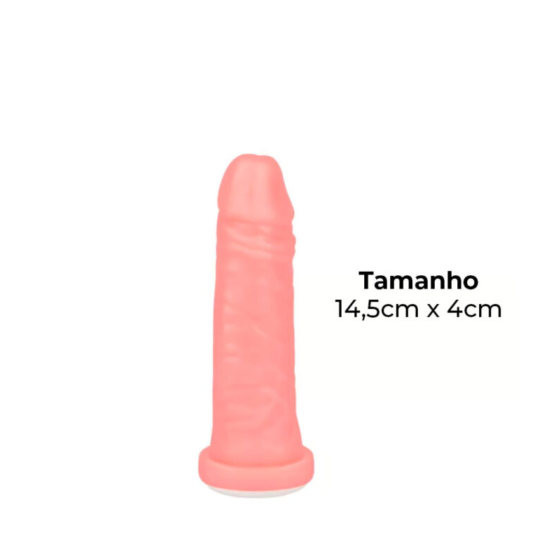 Pênis Pequeno 14,5cm x 4cm Cyberskin com Vértebra Interna - Imagem 3
