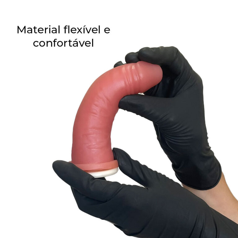 Pênis Pequeno 14,5cm x 4cm Cyberskin com Vértebra Interna - Imagem 7