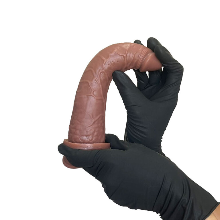 Pênis Grande 19cm x 3,8cm Marrom com Ventosa e Vibro - Imagem 8