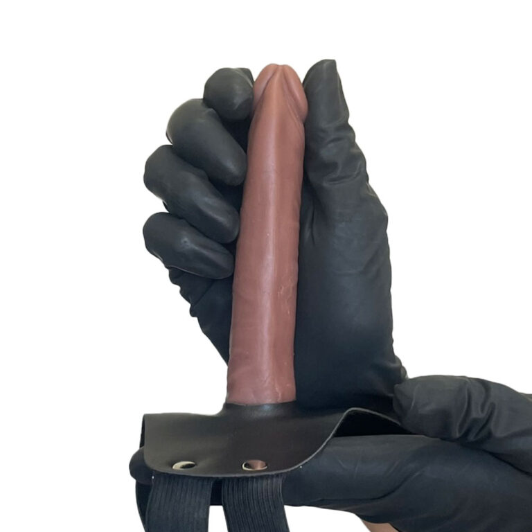 Cinta Peniana Fininha 14cm x 2,5cm para Iniciantes em Inversão Marrom - Imagem 6
