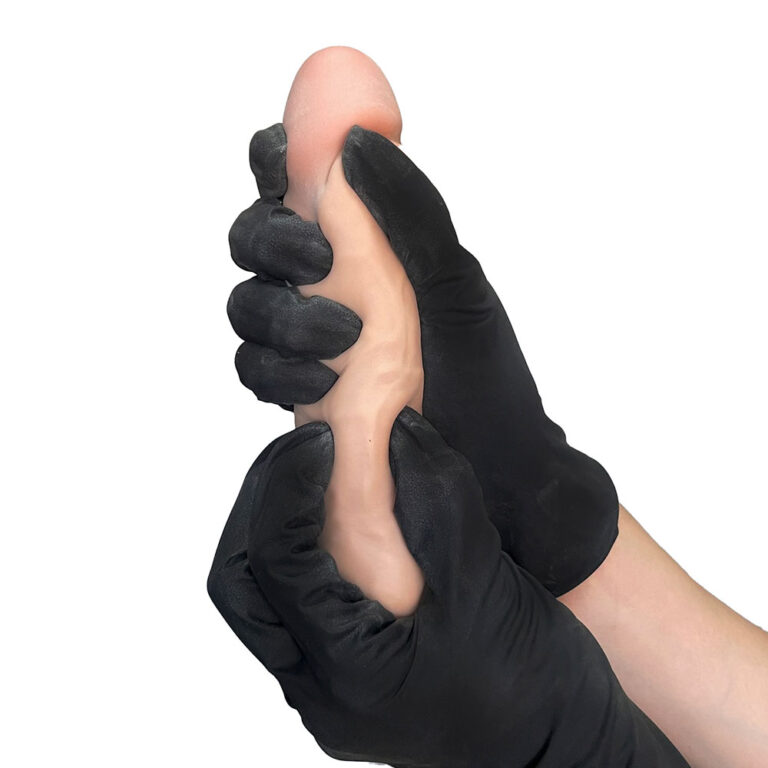Pênis Médio 17cm x 4cm Realista Cyberskin Bege com Vibro e Escroto - Imagem 15