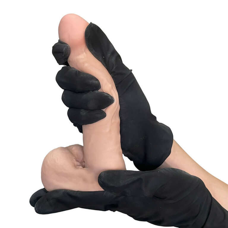 Pênis Médio 17cm x 3,5cm Realista Cyberskin Bege - Imagem 13