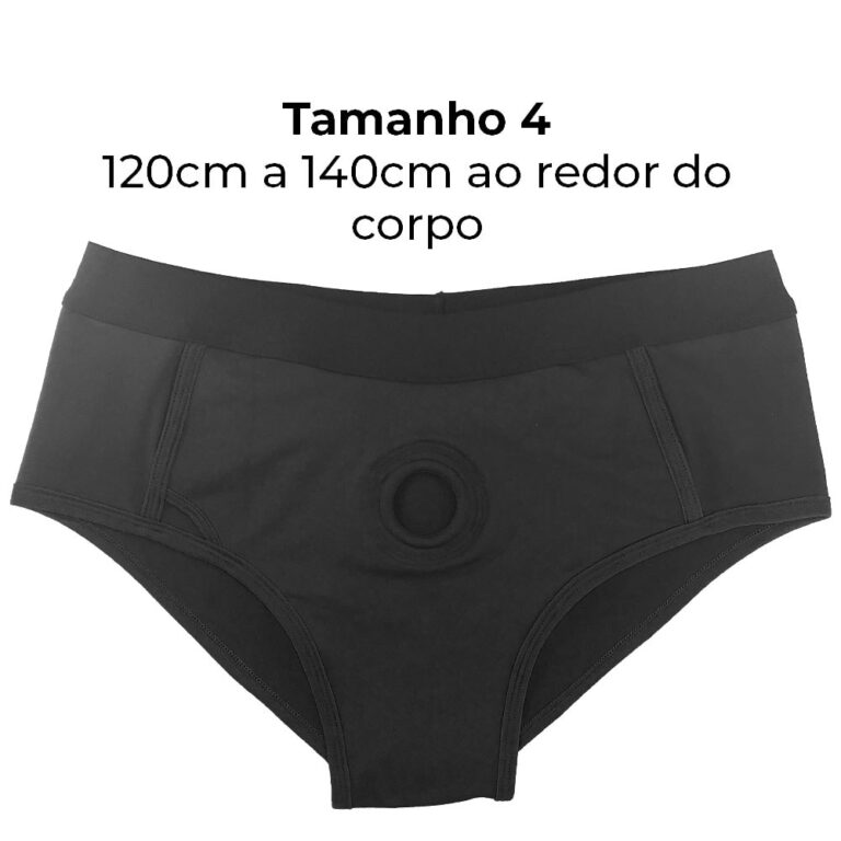 Cinta Peniana 120cm a 140cm ao redor do corpo - Feita em Tecido - Formato Calcinha / Cueca / Sunguete (Sem Prótese)