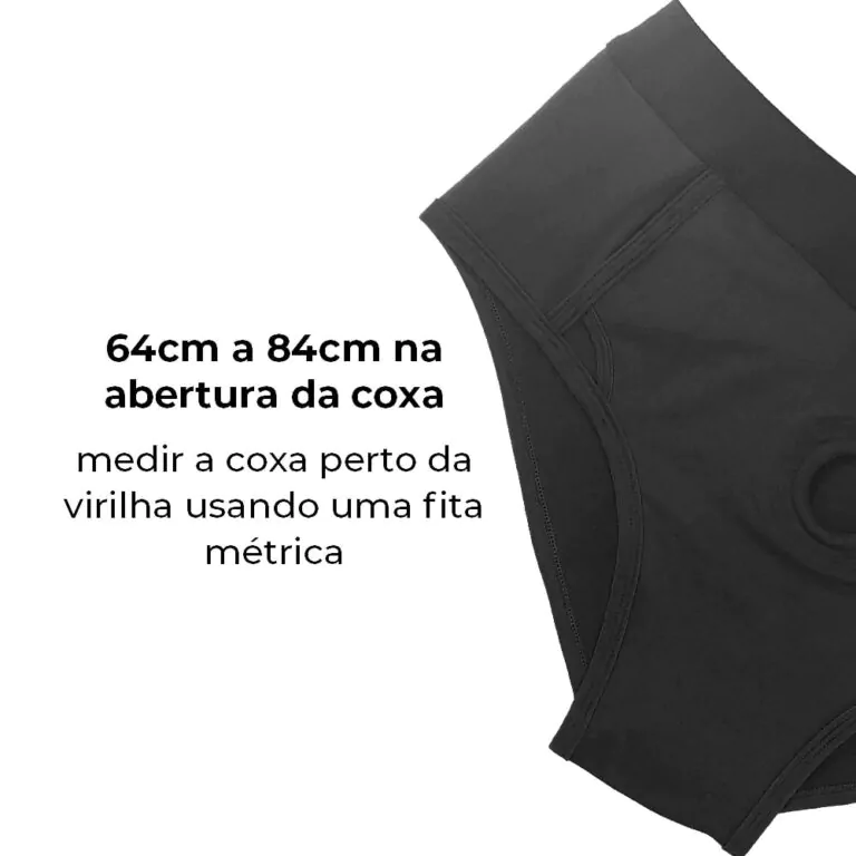 Cinta Peniana 120cm a 140cm ao redor do corpo - Feita em Tecido - Formato Calcinha / Cueca / Sunguete (Sem Prótese) - Imagem 5