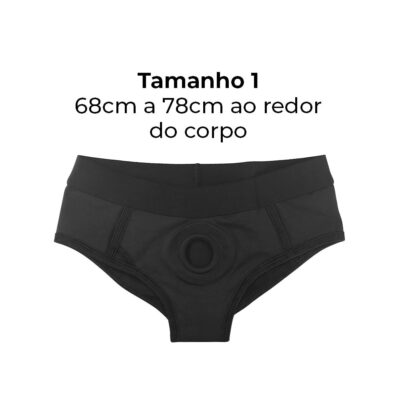 Cinta Peniana 68cm a 78cm ao redor do corpo - Feita em Tecido - Formato Calcinha / Cueca / Sunguete (Sem Prótese)