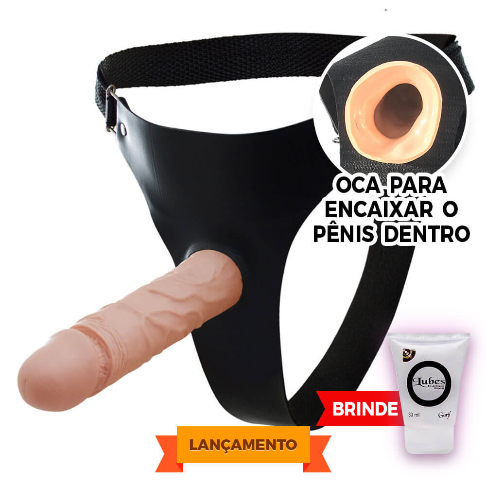 Capa Peniana OCA com Cinta 18,5cm x 4,8cm Bege