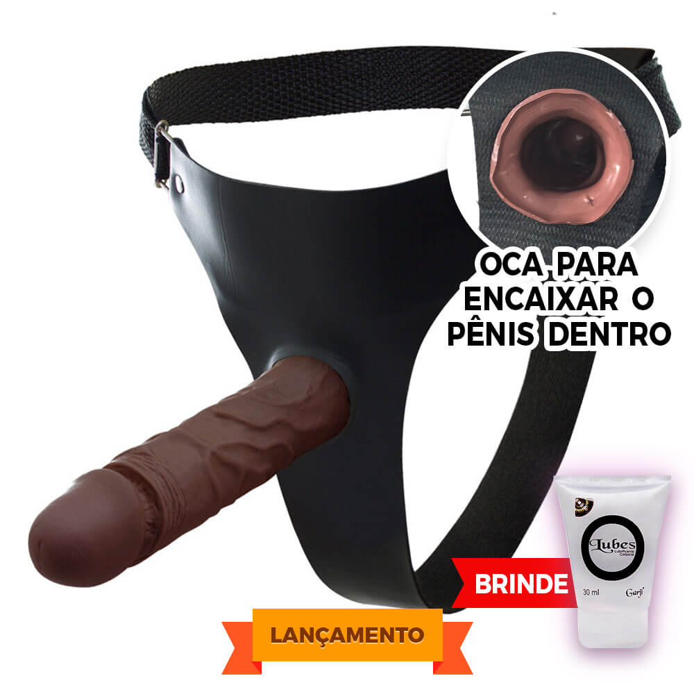 Capa Peniana OCA com Cinta 18,5cm x 4,8cm Marrom