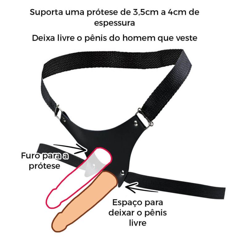 Cinta Peniana Dupla Penetração (Penetra Vagina e Ânus, Sem Prótese) - Imagem 3