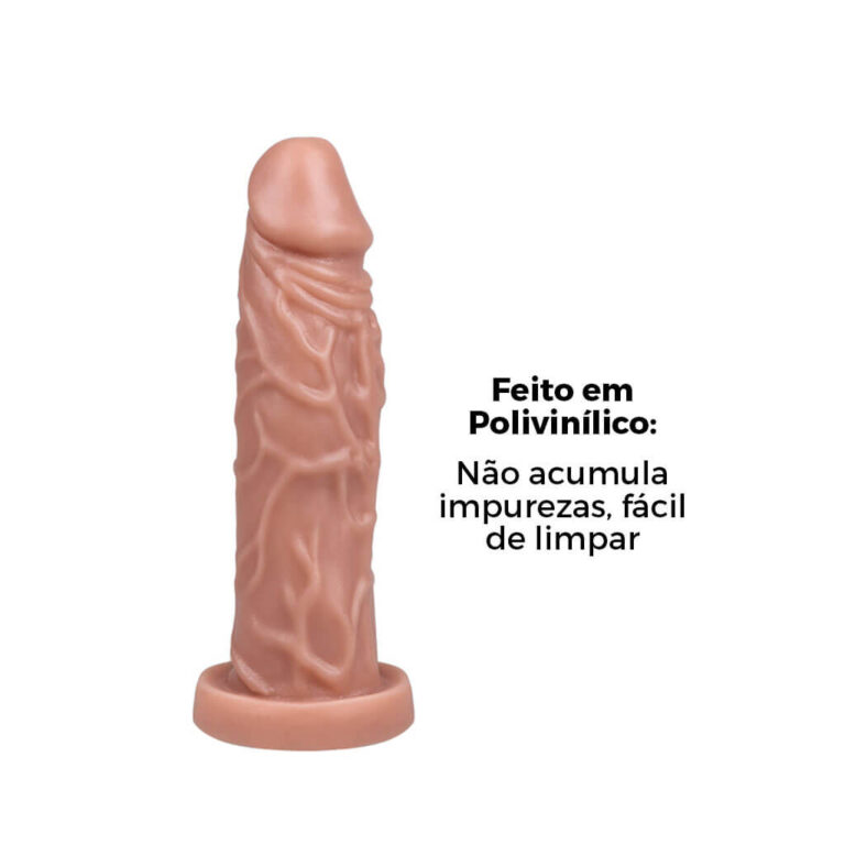 Pênis Pequeno 12cm x 3,2cm Bege - Imagem 8