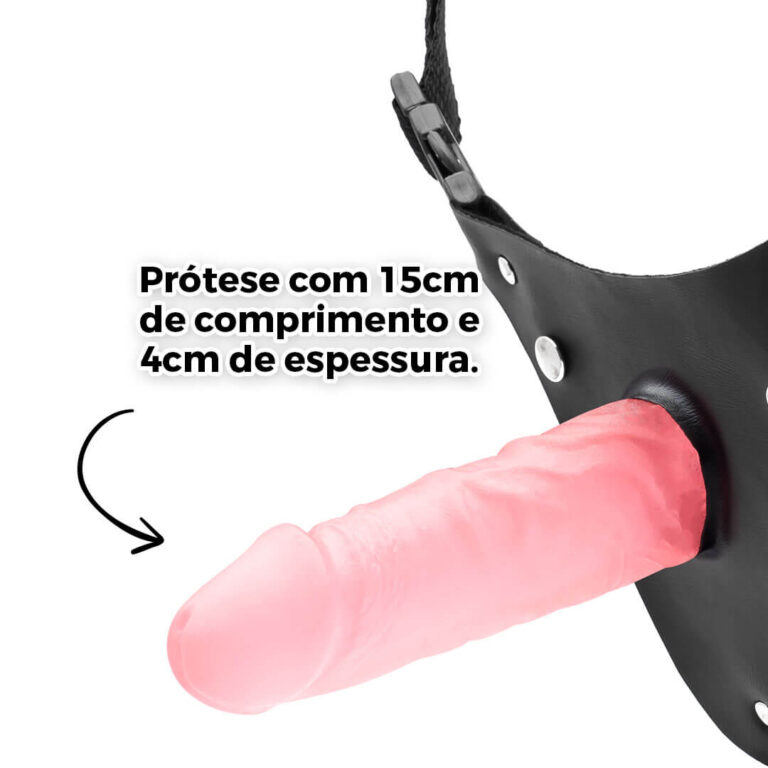 Cinta Peniana Colorida Rosa Claro 15cm x 4cm - Imagem 5