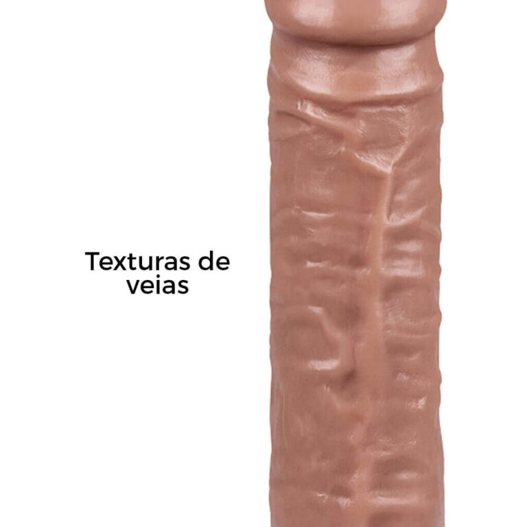 Pênis Grande 21cm x 4,5cm Bege - Imagem 9