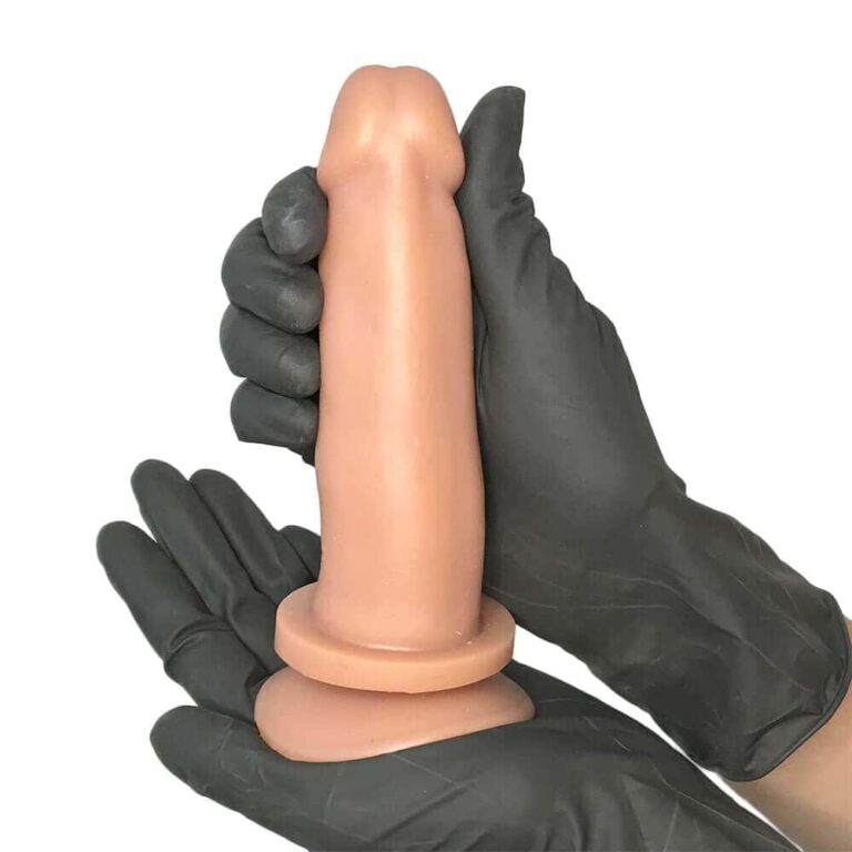 Pênis Médio 14cm x 3,5cm Bege com Ventosa - Imagem 6
