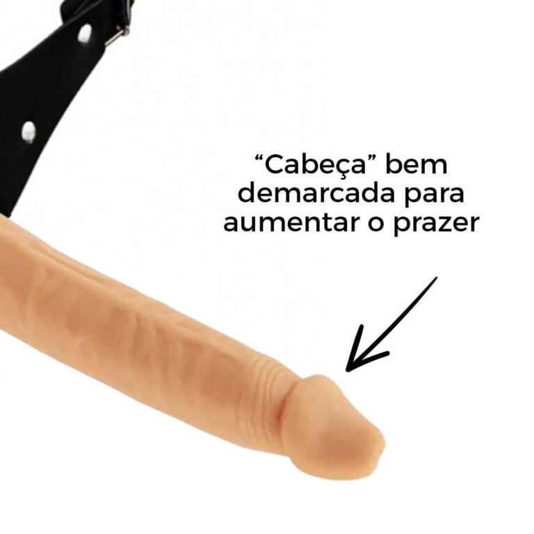 Cinta Peniana Fininha 14cm x 2,5cm para Iniciantes em Inversão Bege - Imagem 10