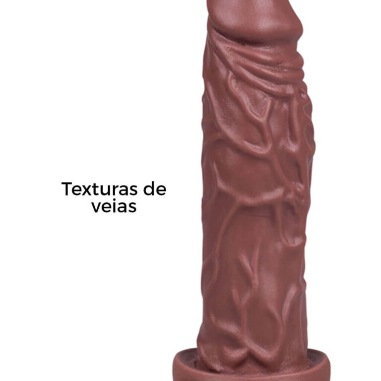 Pênis Pequeno 12cm x 3,2cm Marrom - Imagem 9