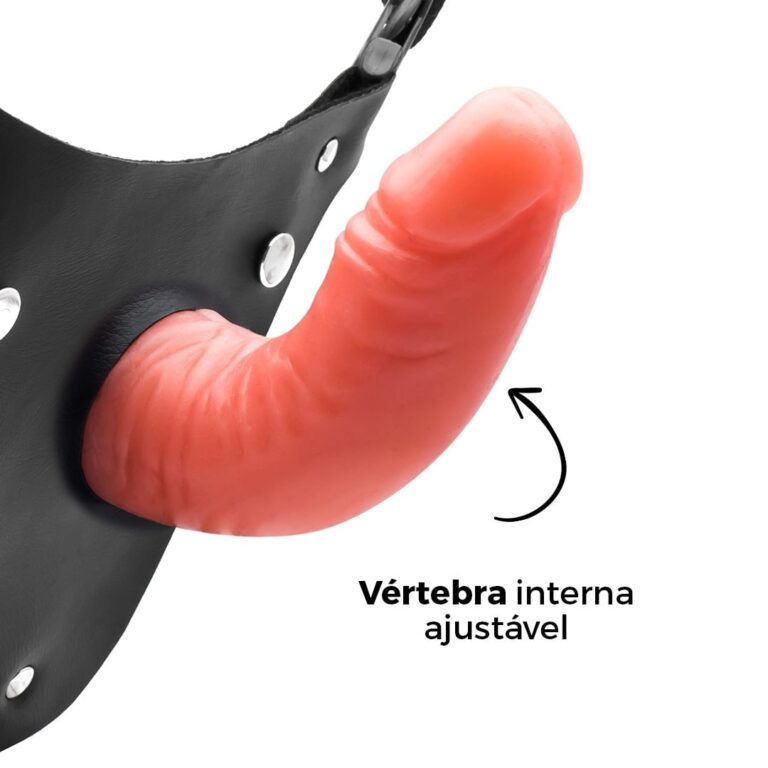 Cinta Peniana Cyberskin com Vértebra Interna 14,5cm x 4cm - Imagem 10