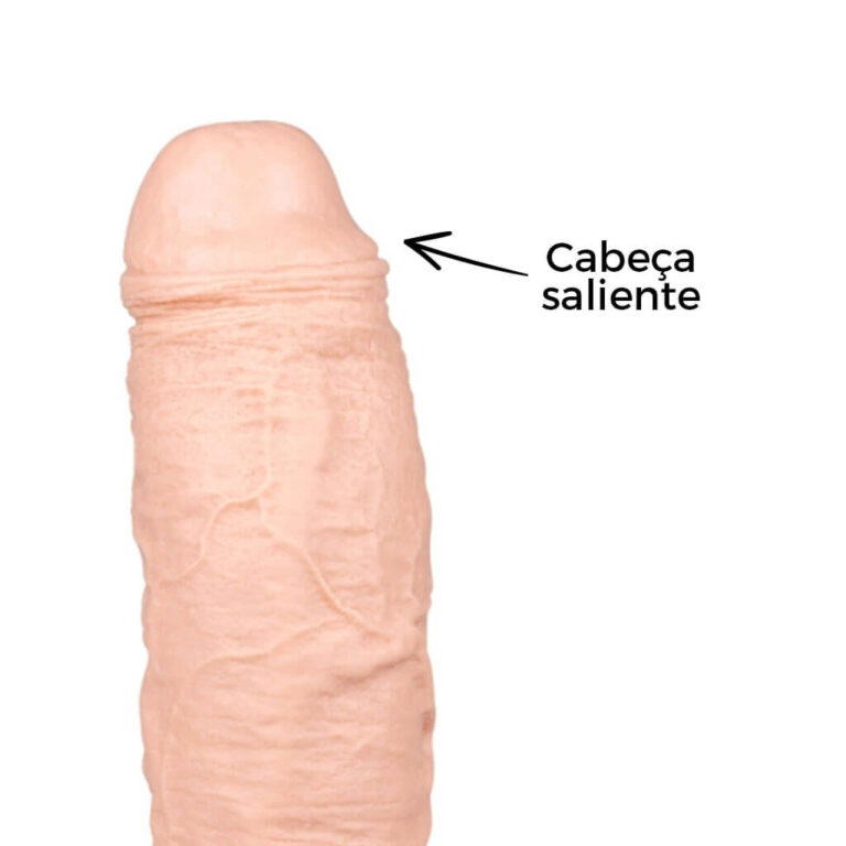 Pênis Grande 20cm x 5,5cm Bege - Imagem 10
