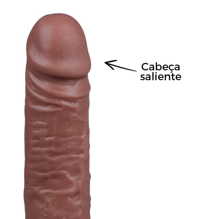 Pênis Grande 21cm x 4,5cm Marrom - Imagem 10