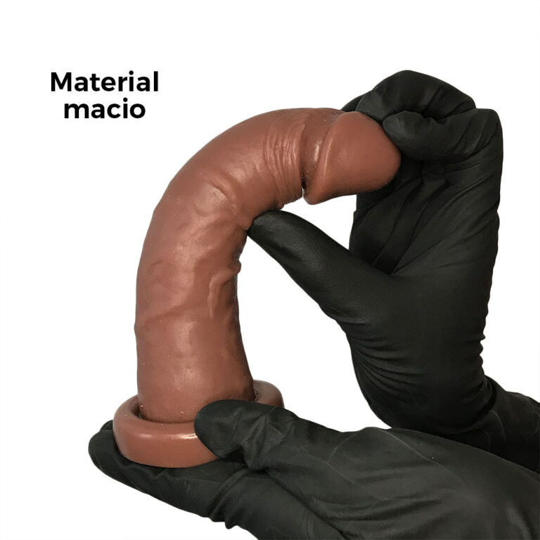 Pênis Médio 16cm x 3,8cm Marrom - Imagem 4