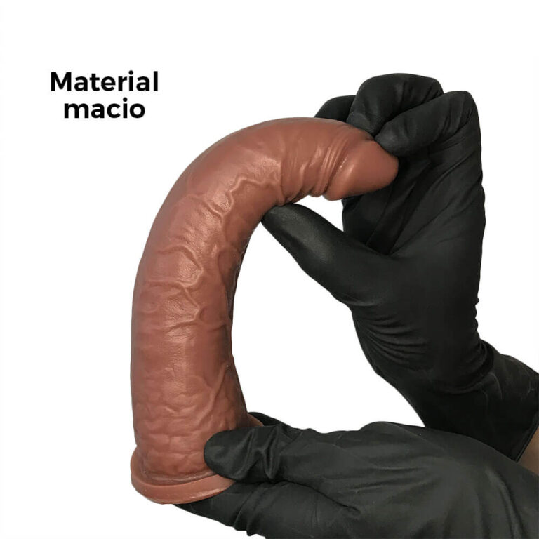 Pênis Grande 19cm x 3,8cm Marrom - Imagem 4