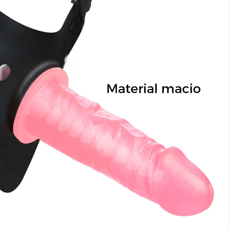Cinta Peniana com Vértebra Colorida Rosa Claro 15cm x 4cm - Imagem 8
