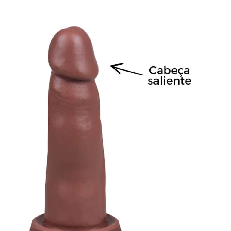 Pênis Médio 14cm x 3,5cm Marrom - Imagem 10
