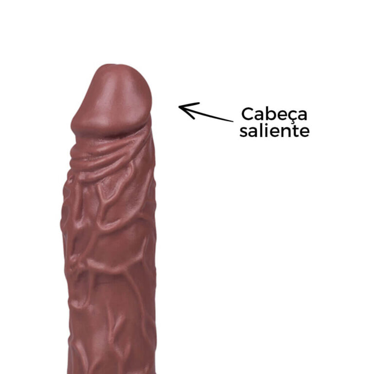 Pênis Pequeno 12cm x 3,2cm Marrom - Imagem 10