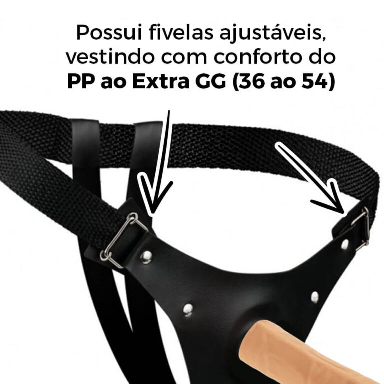 Cinta Peniana Fininha 14cm x 2,5cm para Iniciantes em Inversão Bege - Imagem 7