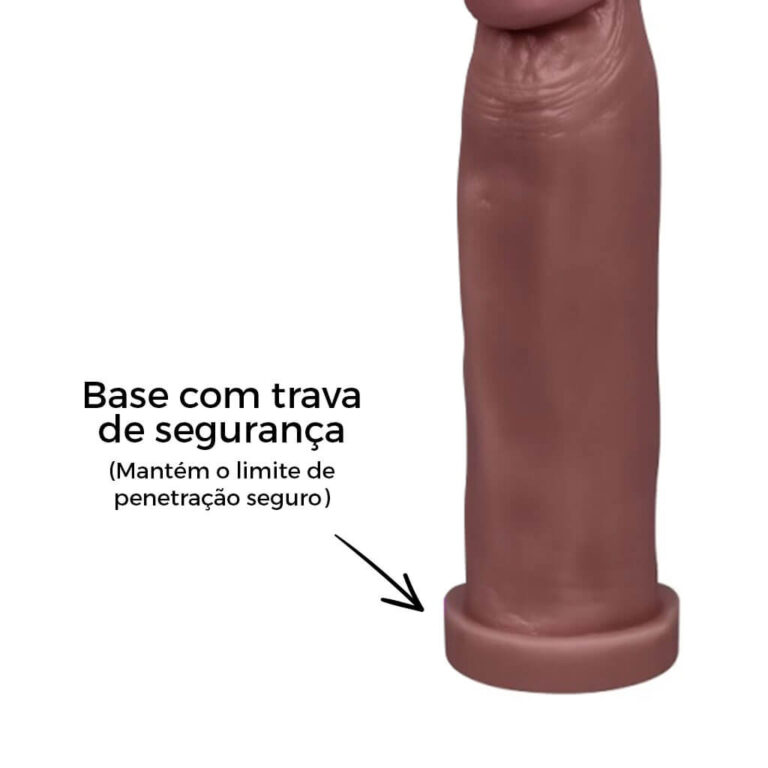 Pênis Grande 20,5cm x 4,5cm Marrom - Imagem 11