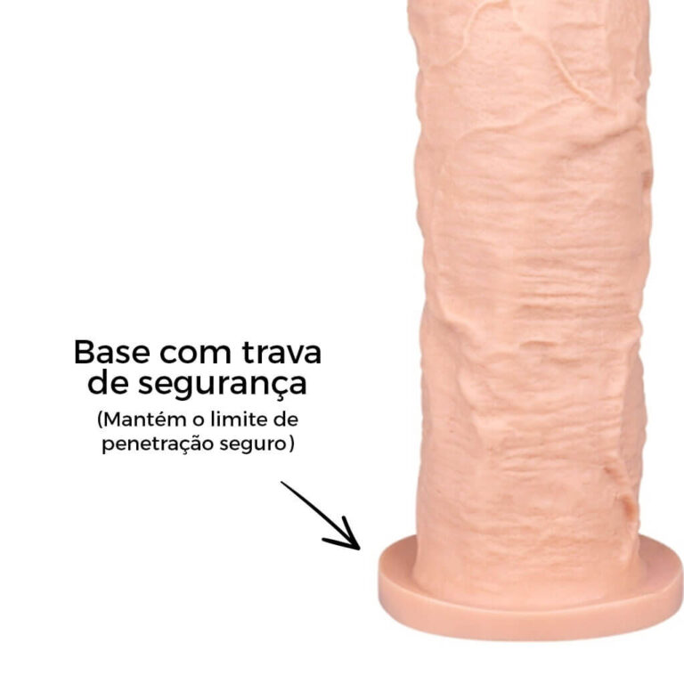 Pênis Grande 20cm x 5,5cm Bege - Imagem 11