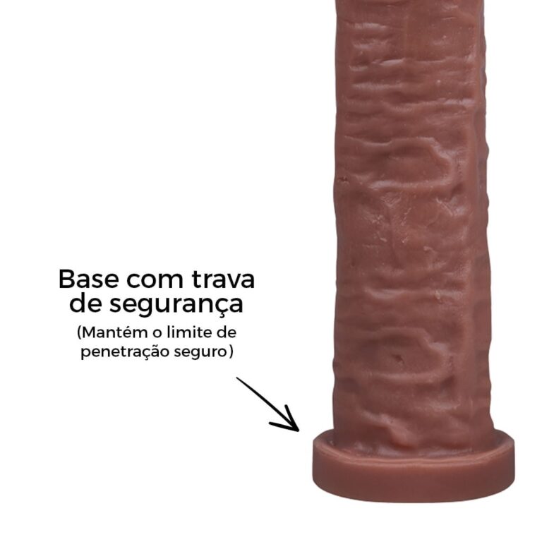 Pênis Grande 21cm x 4,5cm Marrom - Imagem 11