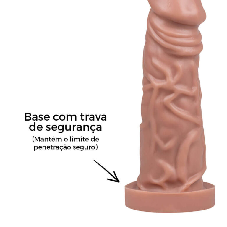 Pênis Médio 15cm x 4cm Bege - Imagem 11