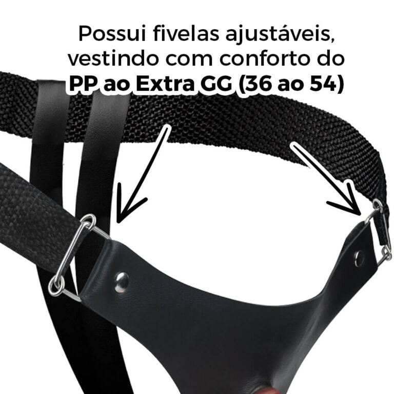 Cinta Peniana Fininha 14cm x 2,5cm para Iniciantes em Inversão Marrom - Imagem 9