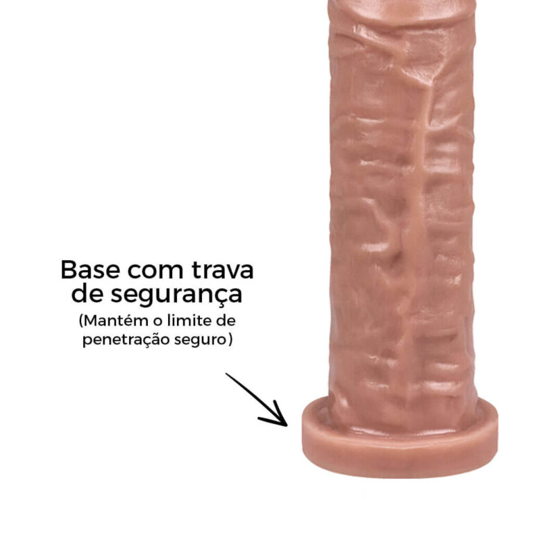 Pênis Grande 18cm x 4,5cm Bege - Imagem 11