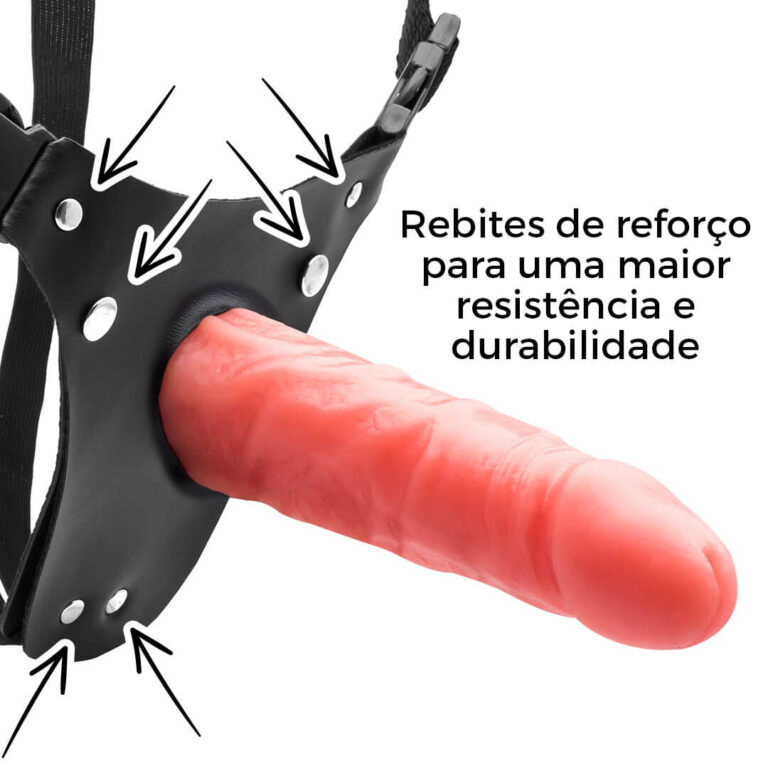 Cinta Peniana Cyberskin com Vértebra Interna 16cm x 3,6cm - Imagem 14