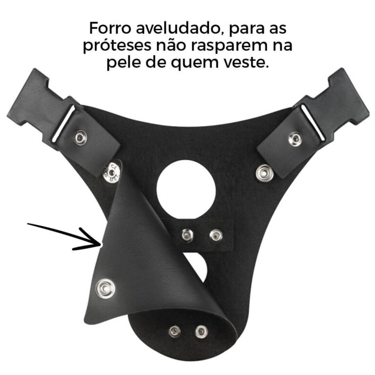Cinta Peniana Dois Furos Dupla Penetração Ânus e Vagina (Sem Prótese) - Imagem 7