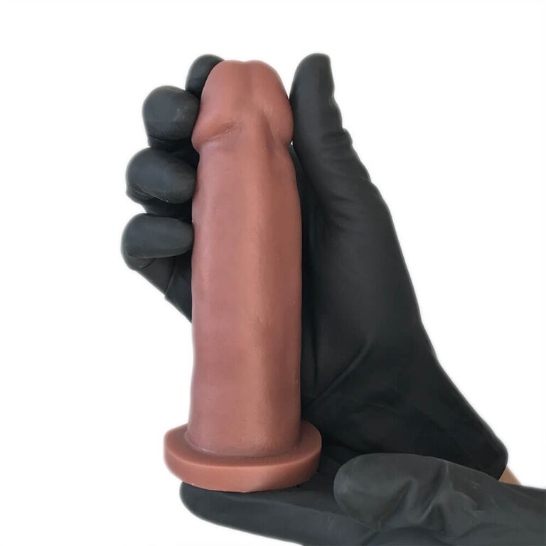 Pênis Médio 14cm x 3,5cm Marrom - Imagem 5