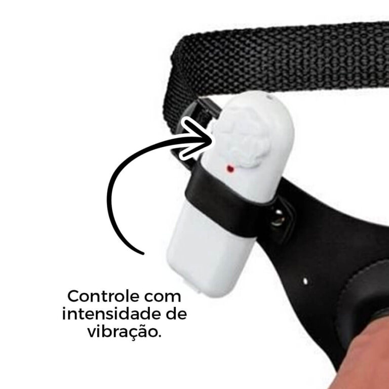 Cinta Peniana Dupla 2 Pênis 17cm x 4cm e 14cm x 3,5cm Bege com Vibro Duplo - Imagem 8