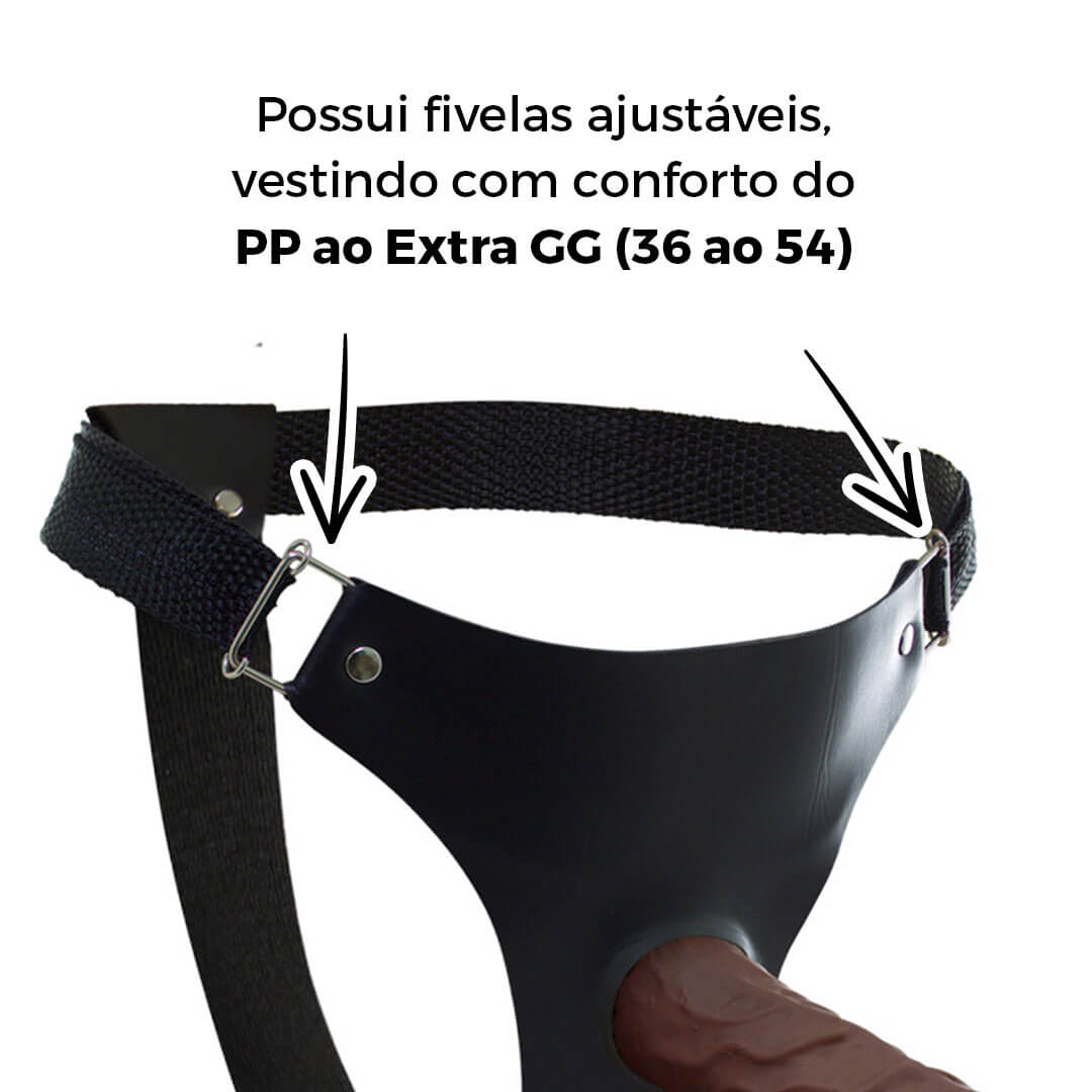 Capa Peniana OCA com Cinta 18,5cm x 4,8cm Marrom - Imagem 10