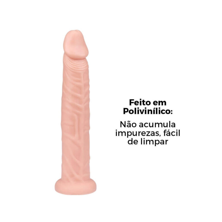 Pênis Pequeno 14cm x 2,5cm Bege - Imagem 8