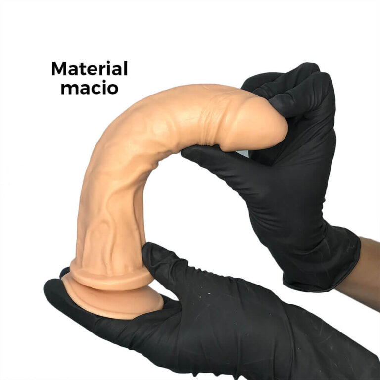 Pênis Grande 19cm x 3,5cm COM EJACULAÇÃO ARTIFICIAL Bege - Imagem 13