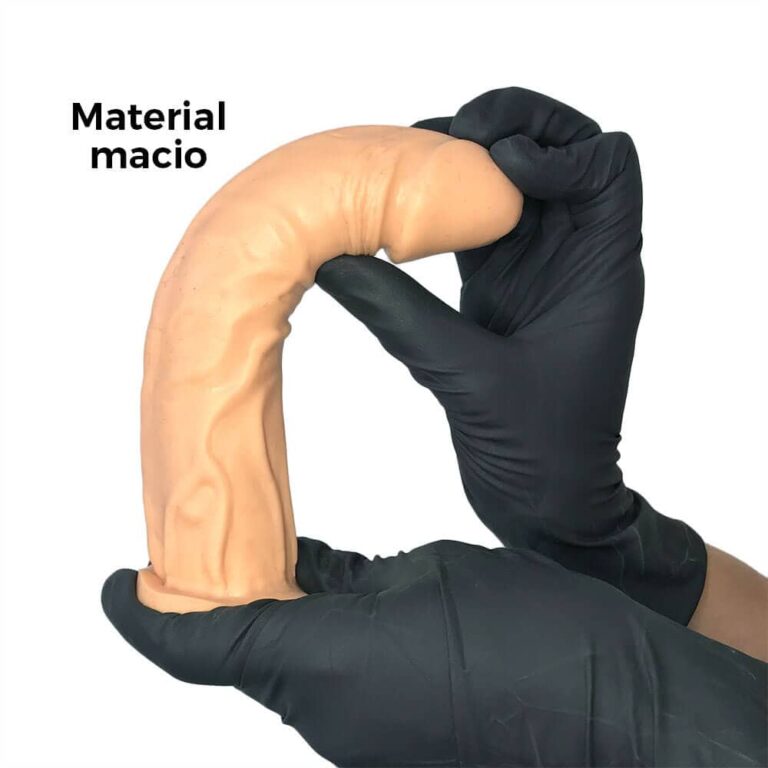 Pênis Grande 19cm x 3,8cm Bege - Imagem 4