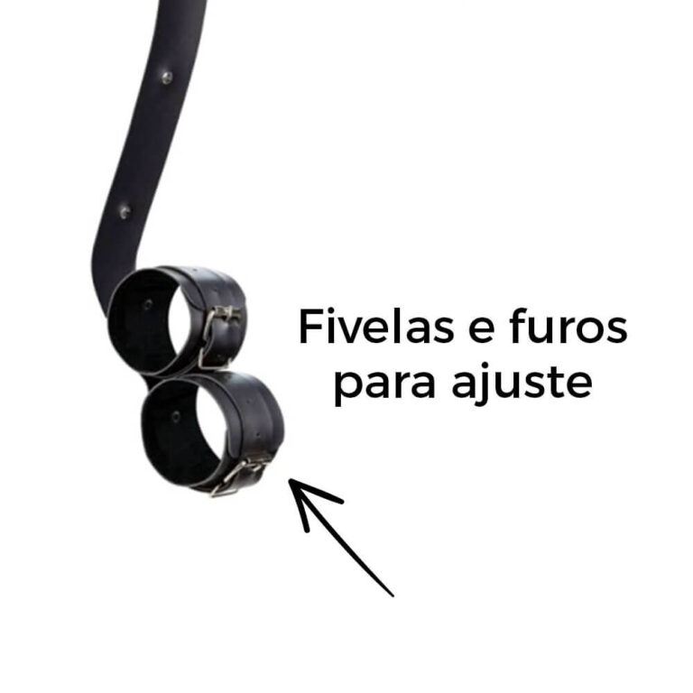 Kit Mordaça bastão + Algemas - Imagem 4