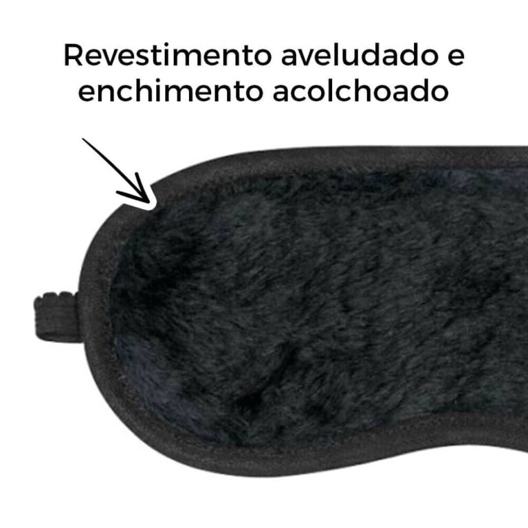 Venda Preta em Pelúcia - Imagem 4