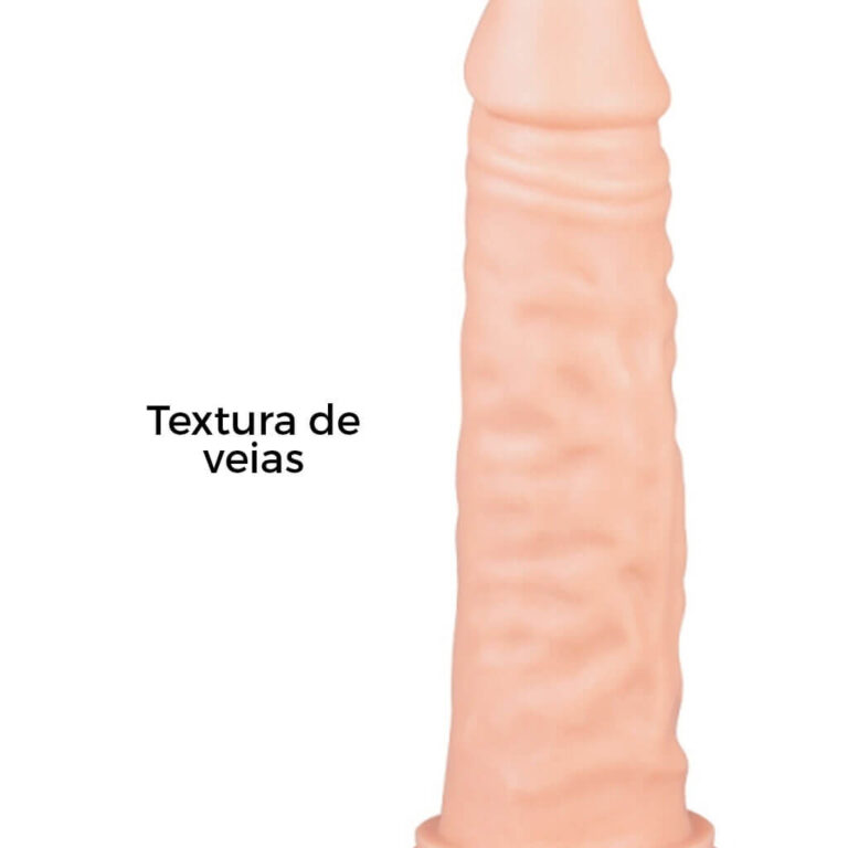 Pênis Médio 15,8cm x 3,6cm Bege - Imagem 9