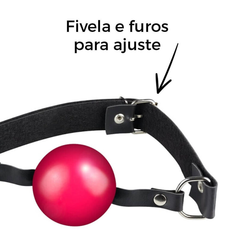 Mordaça Bola com Regulagem - Imagem 5